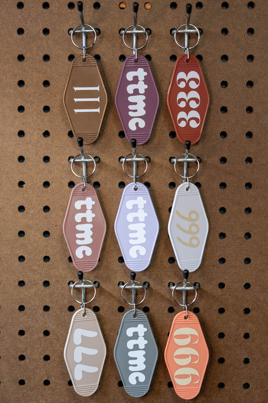 angel number keychains