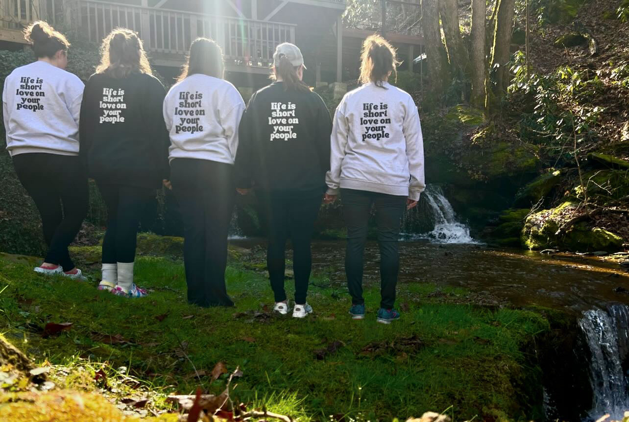 life is short crewneck (unisex)