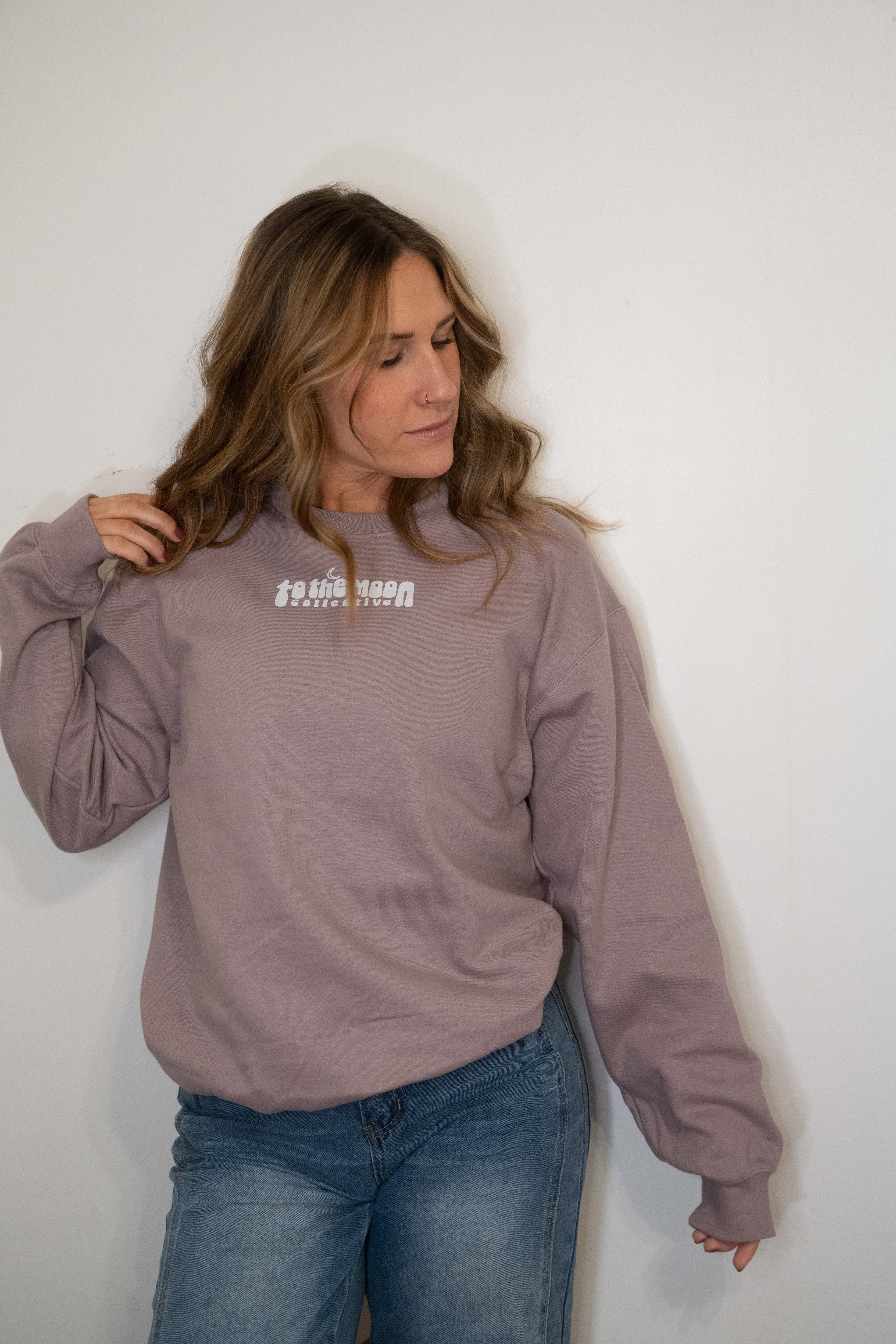 your anxiety is a liar re-work crewneck