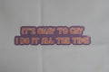 it's okay to cry sticker