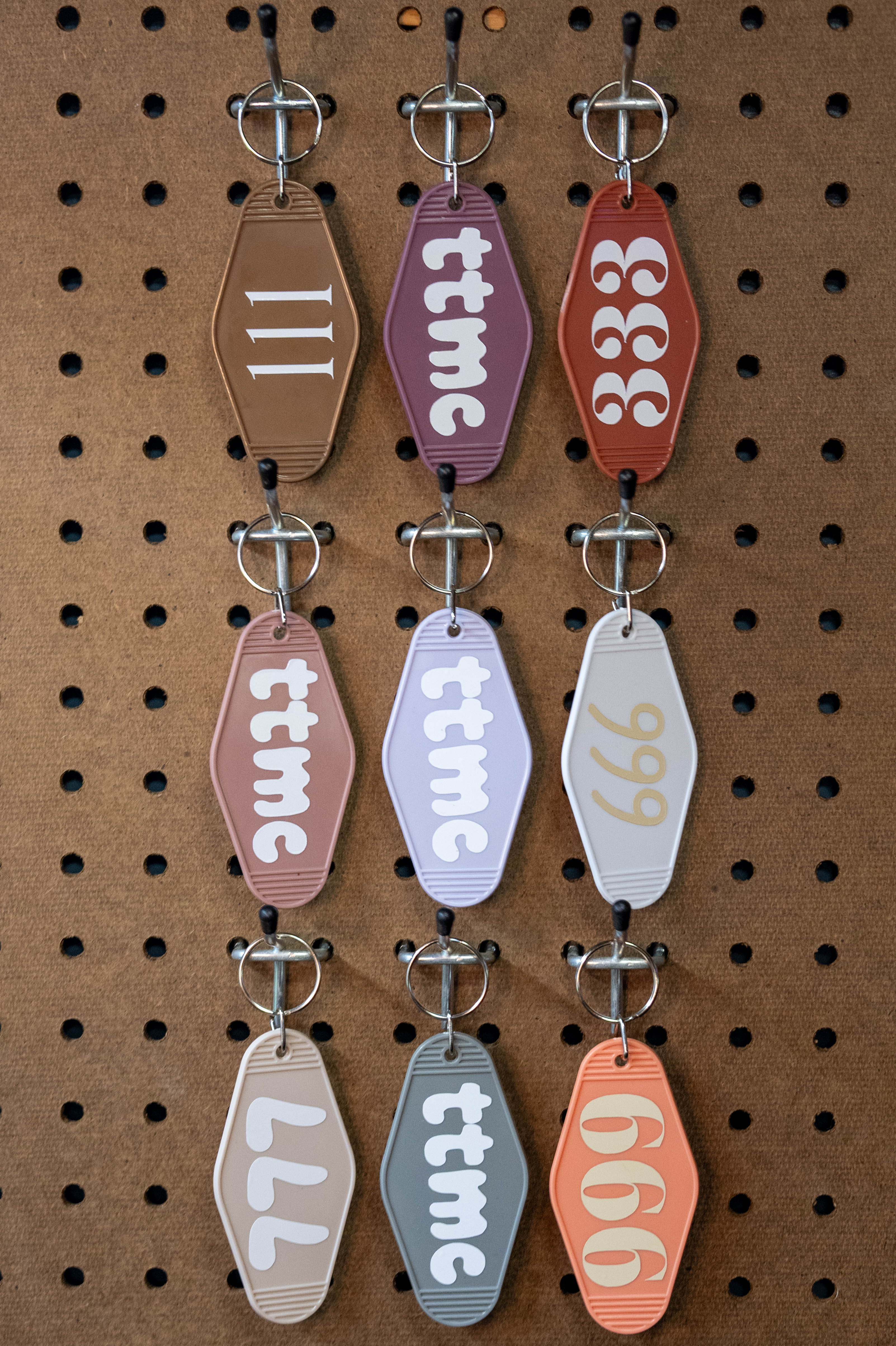 angel number keychains
